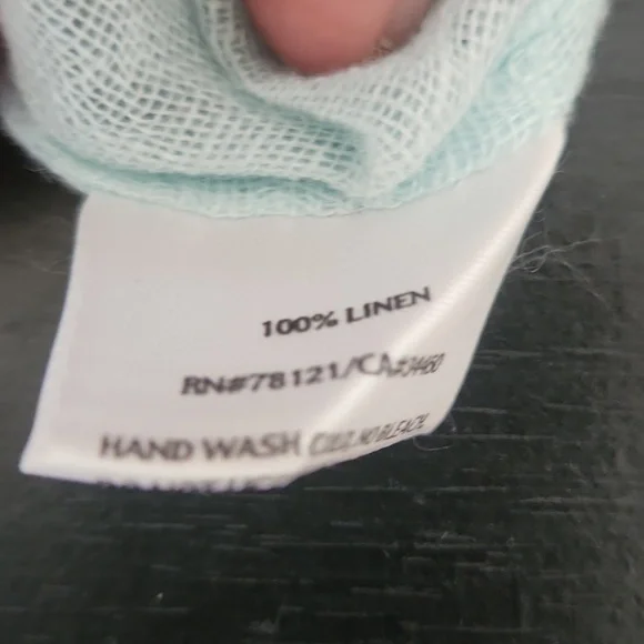 Eileen Fisher light blue linen tunic - Picture 3 of 9